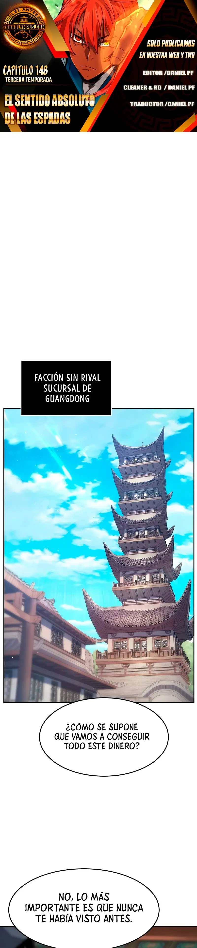 El Sentido Absoluto de las Espadas Capítulo 148 - Page 1