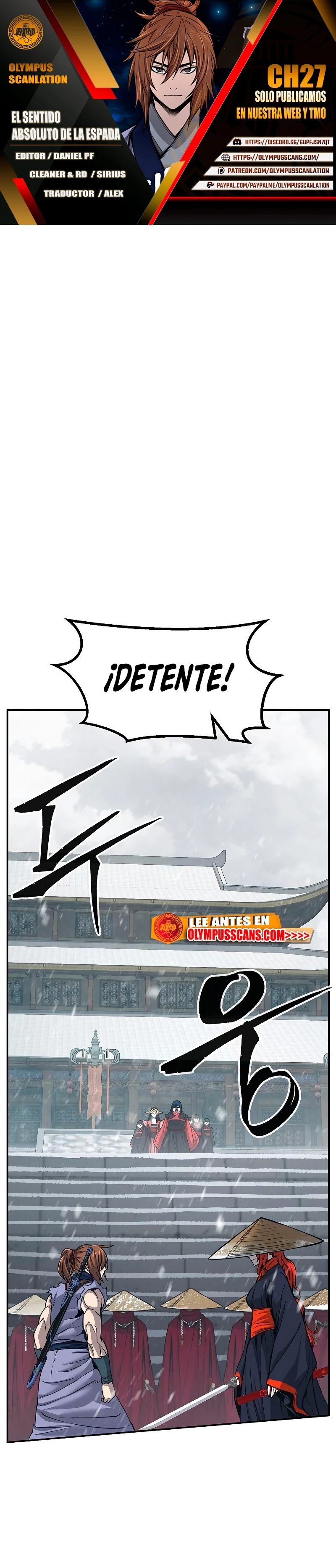 El Sentido Absoluto de las Espadas Capítulo 27 - Page 1