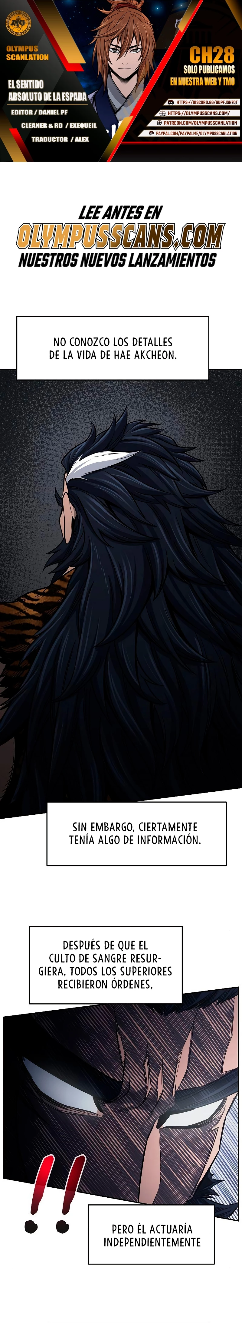 El Sentido Absoluto de las Espadas Capítulo 28 - Page 1