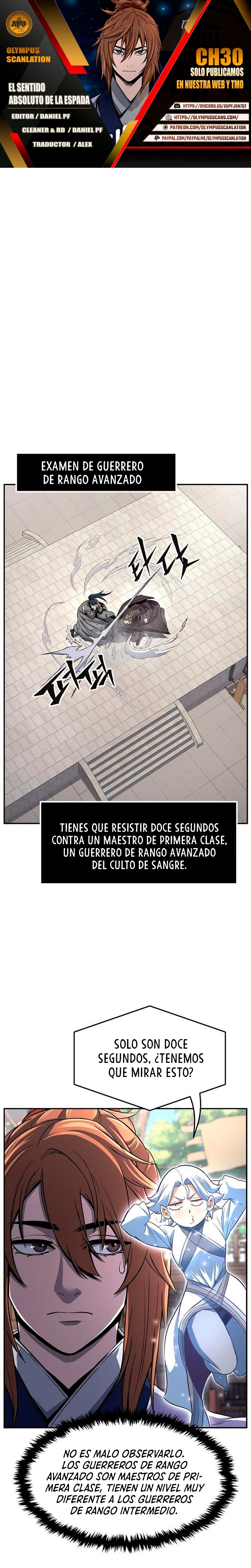 El Sentido Absoluto de las Espadas Capítulo 30 - Page 1