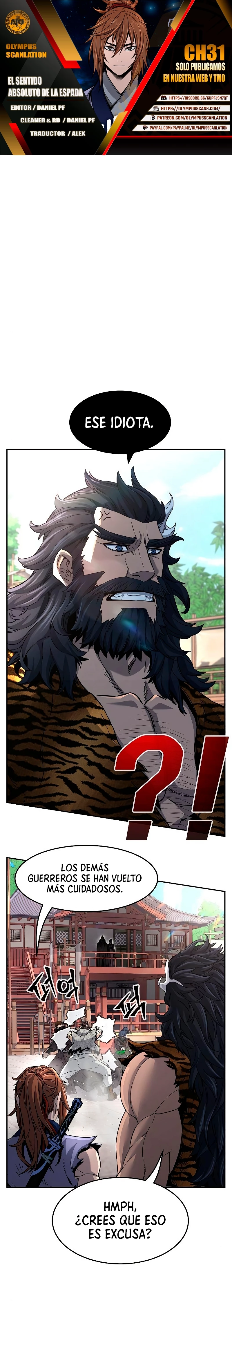 El Sentido Absoluto de las Espadas Capítulo 31 - Page 1