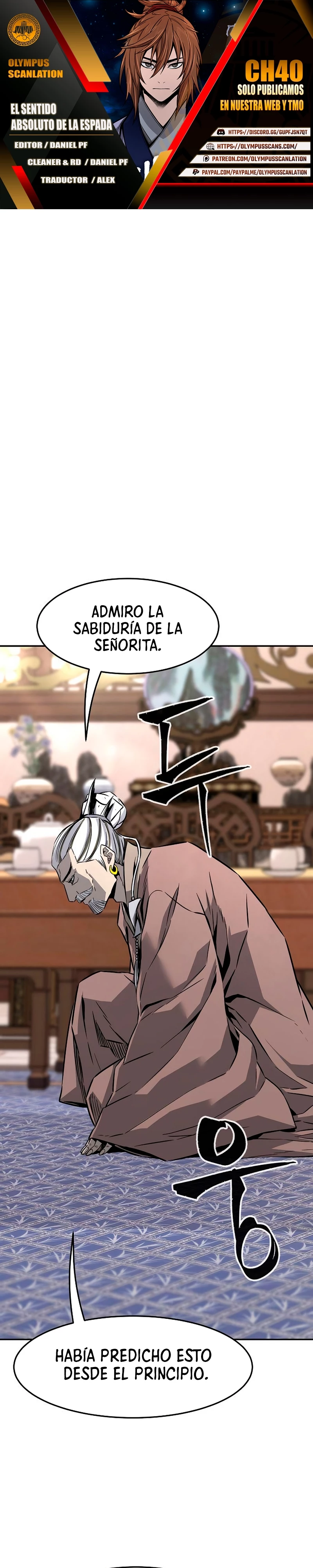 El Sentido Absoluto de las Espadas Capítulo 40 - Page 1