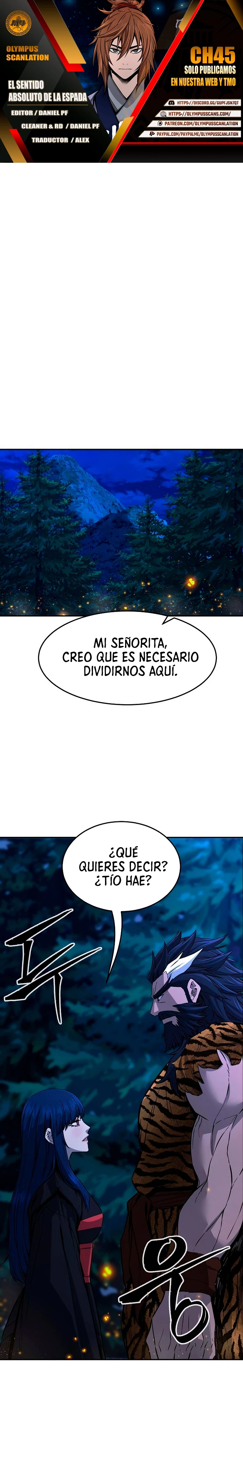El Sentido Absoluto de las Espadas Capítulo 45 - Page 1