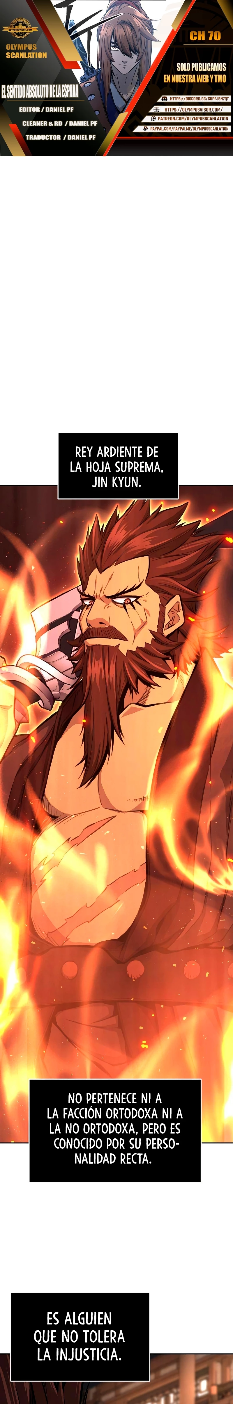El Sentido Absoluto de las Espadas Capítulo 70 - Page 1