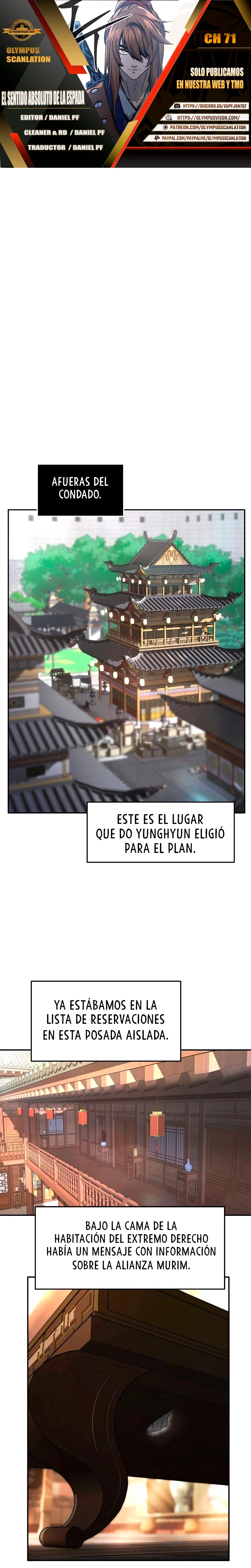 El Sentido Absoluto de las Espadas Capítulo 71 - Page 1