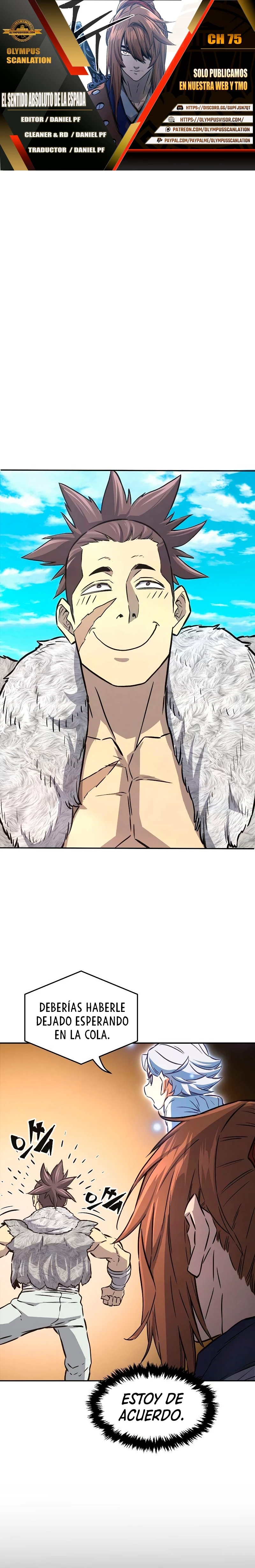 El Sentido Absoluto de las Espadas Capítulo 75 - Page 1