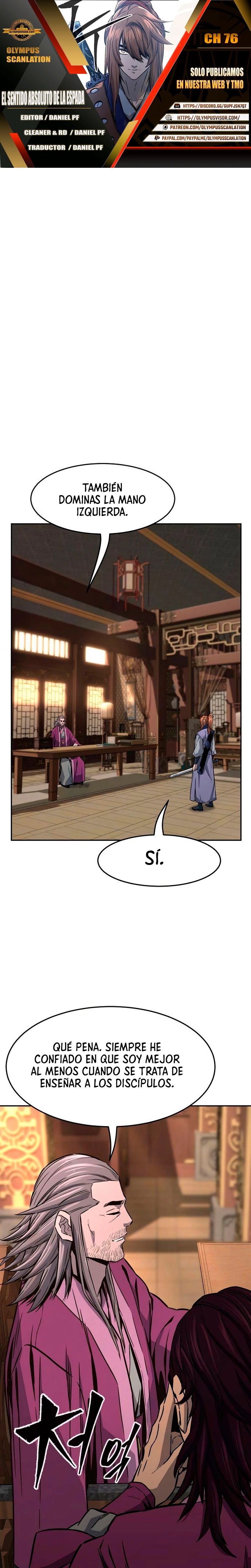 El Sentido Absoluto de las Espadas Capítulo 76 - Page 1