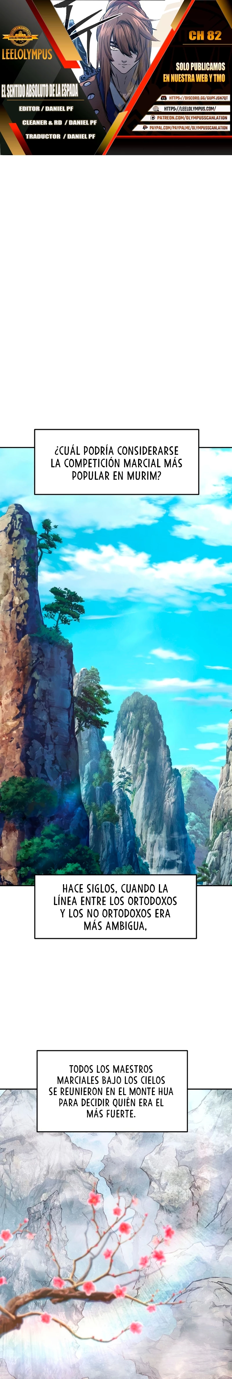 El Sentido Absoluto de las Espadas Capítulo 82 - Page 1
