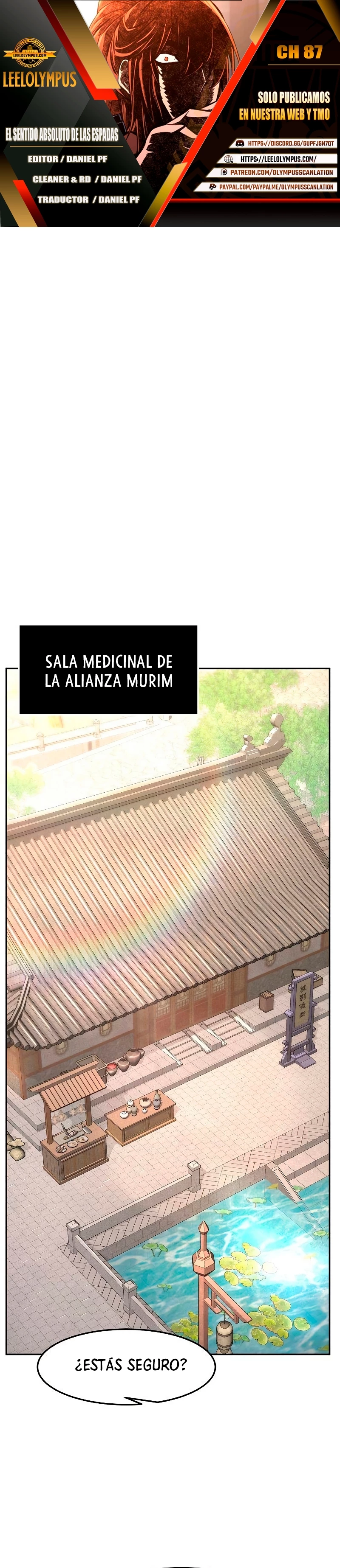 El Sentido Absoluto de las Espadas Capítulo 87 - Page 1