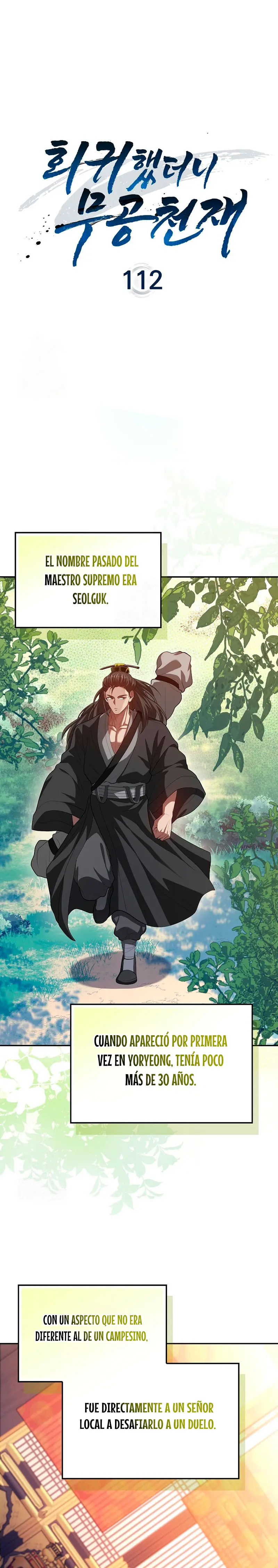 El Regreso Del Genio De Las Artes Marciales Capítulo 112 - Page 2