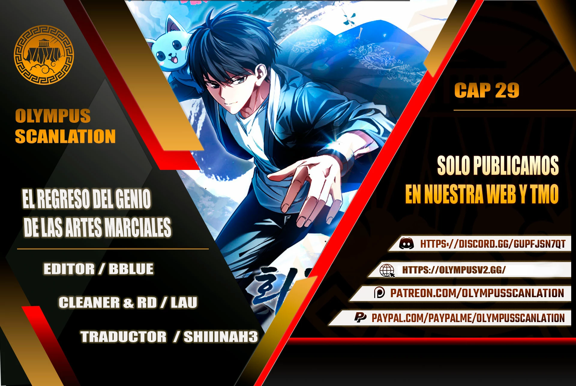 El Regreso Del Genio De Las Artes Marciales Capítulo 29 - Page 1