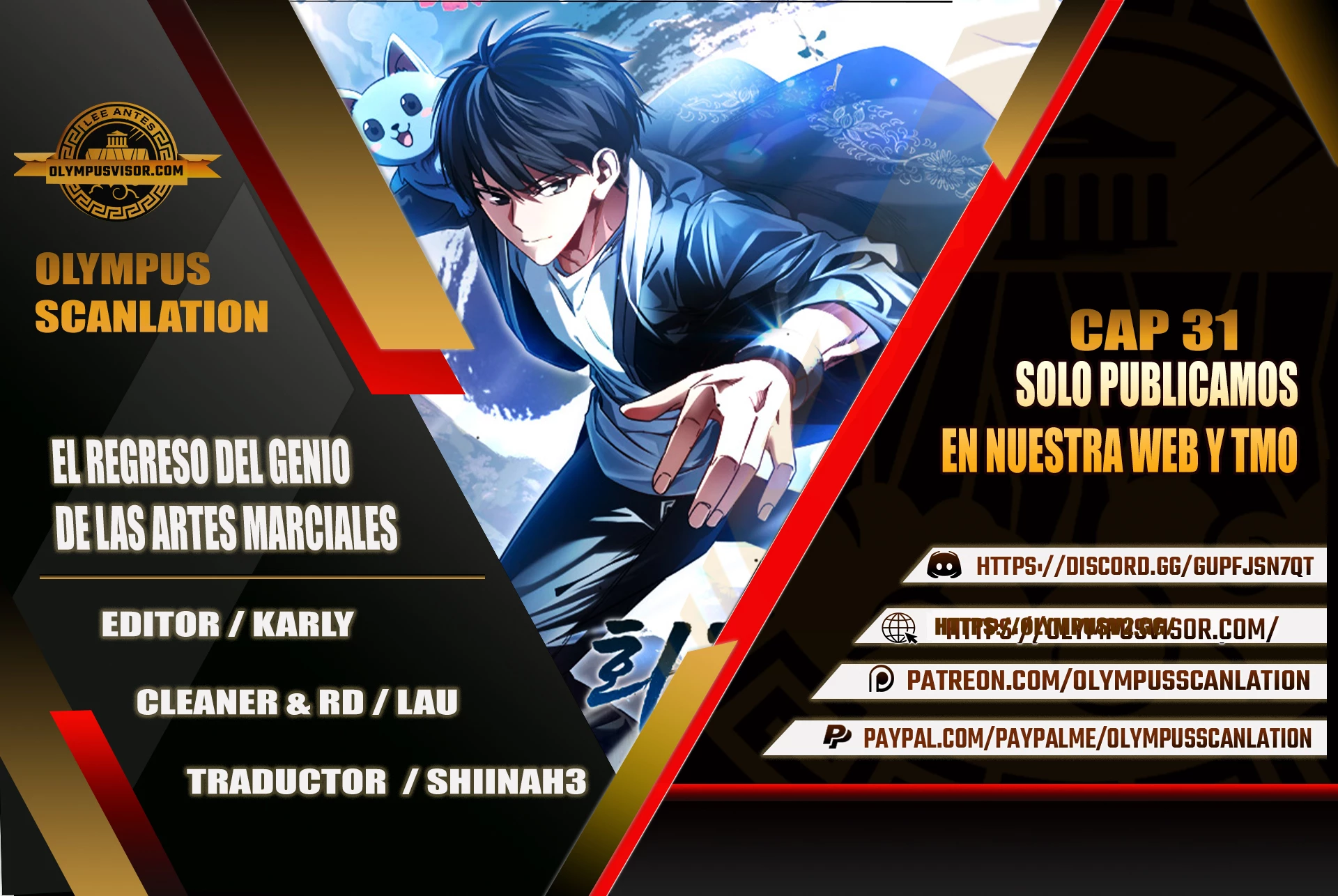 El Regreso Del Genio De Las Artes Marciales Capítulo 31 - Page 1