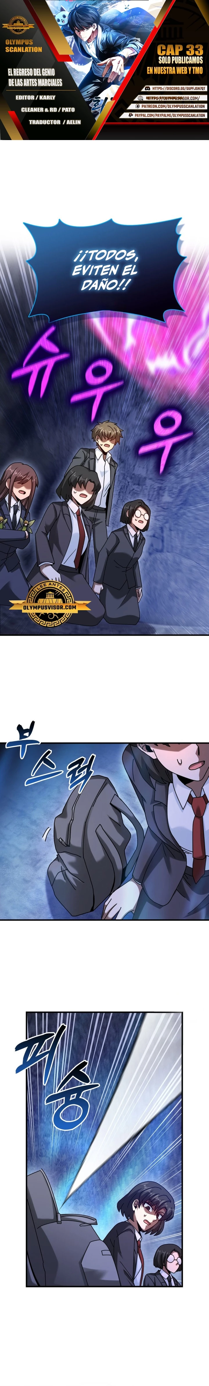 El Regreso Del Genio De Las Artes Marciales Capítulo 33 - Page 1