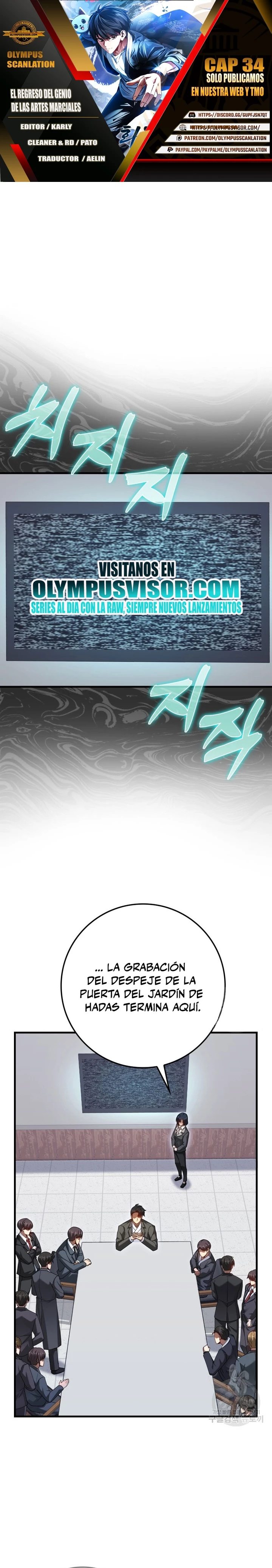 El Regreso Del Genio De Las Artes Marciales Capítulo 34 - Page 1