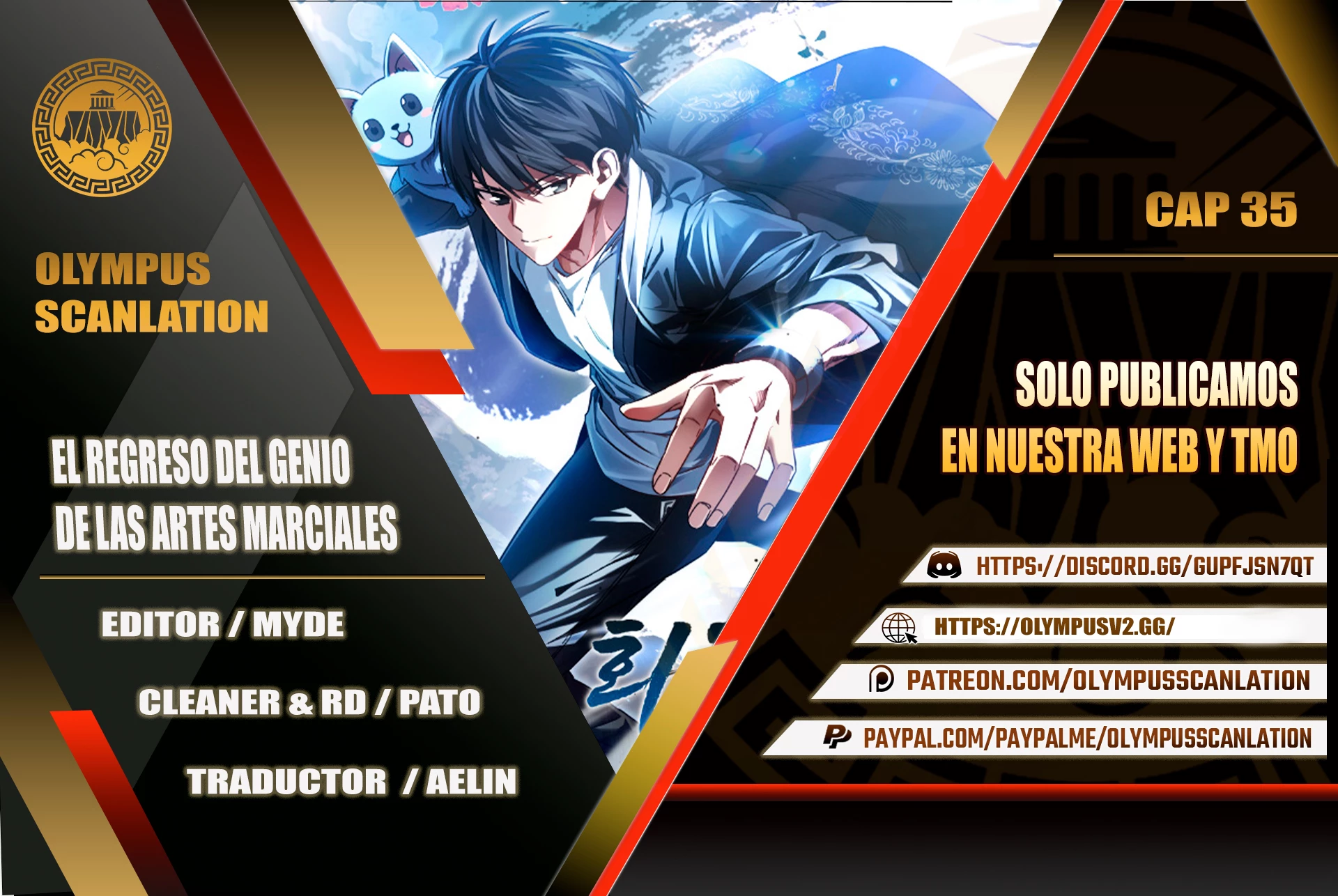 El Regreso Del Genio De Las Artes Marciales Capítulo 35 - Page 1