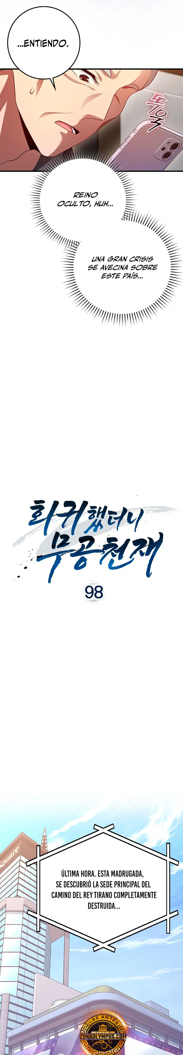 El Regreso Del Genio De Las Artes Marciales Capítulo 98 - Page 11