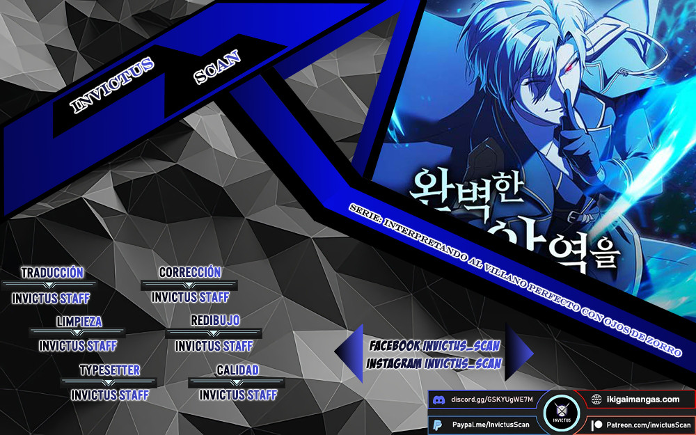 Interpretando Al Villano Perfecto Con Ojos De Zorro Capítulo 32 - Page 1