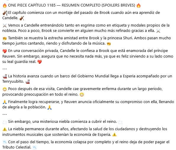 One Piece Capítulo 1185 - Page 2