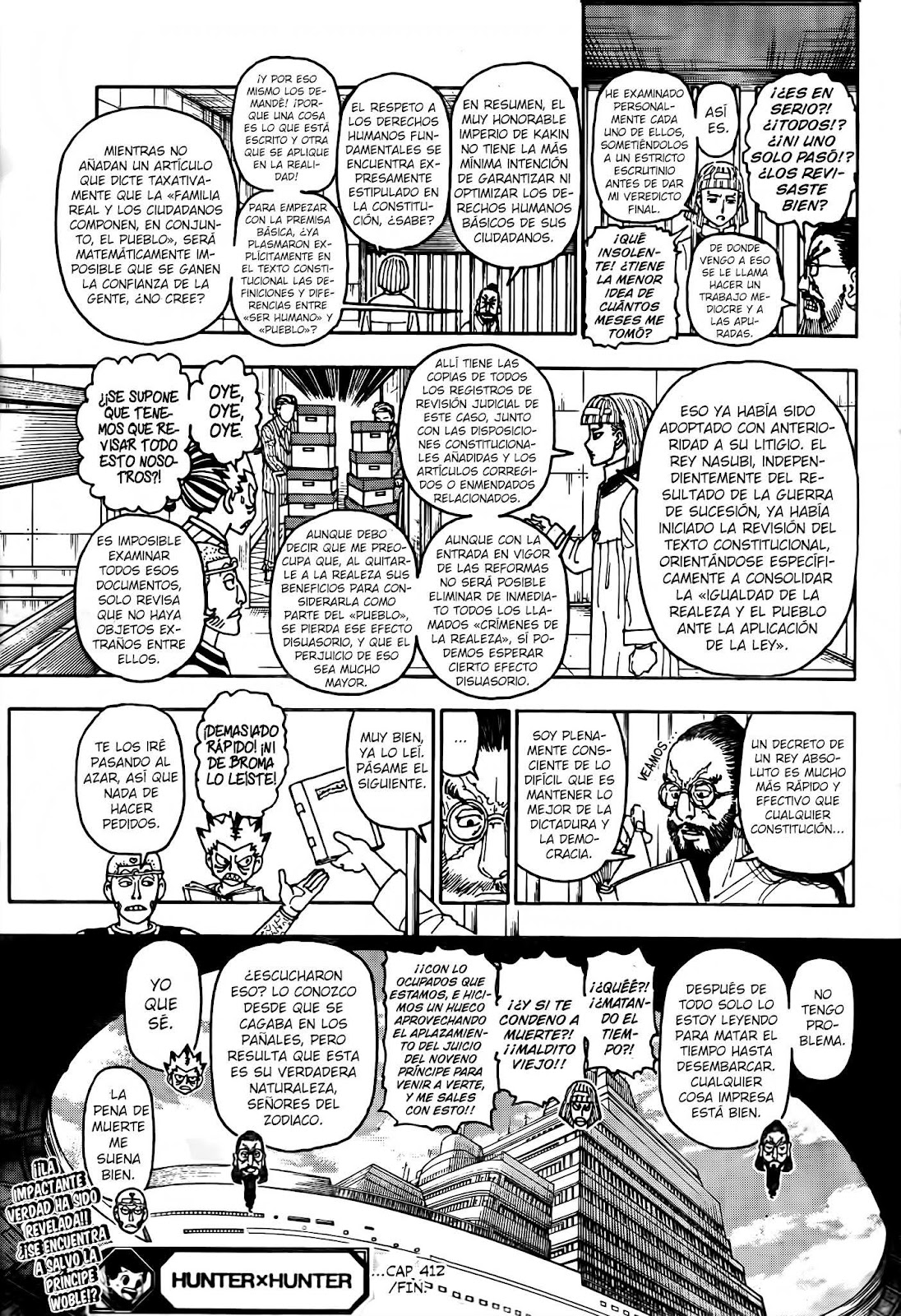 Hunter x Hunter Capítulo 412 - Page 17