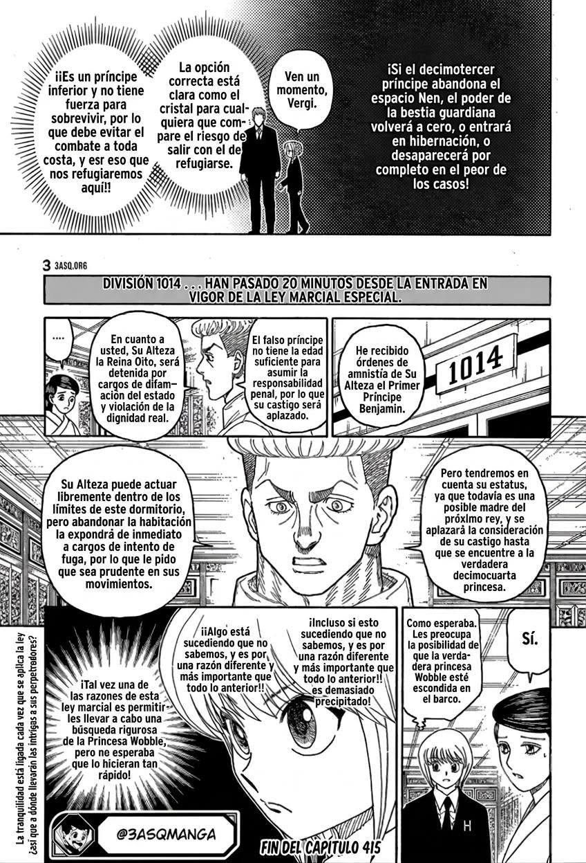 Hunter x Hunter Capítulo 415 - Page 17