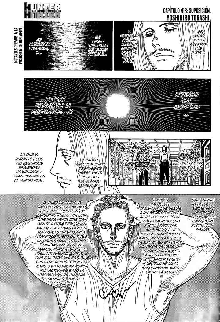 Hunter x Hunter Capítulo 418 - Page 1