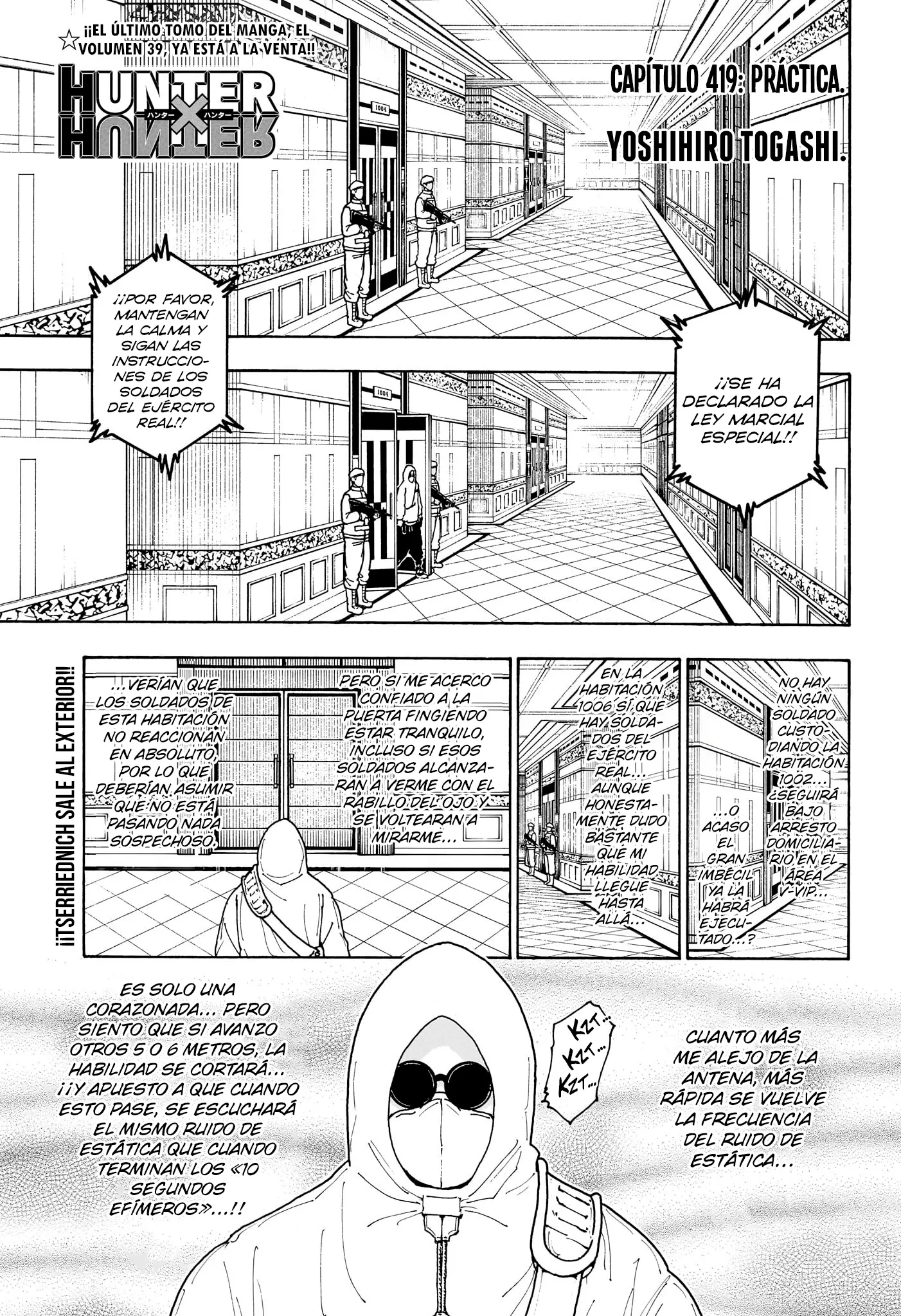 Hunter x Hunter Capítulo 419 - Page 1