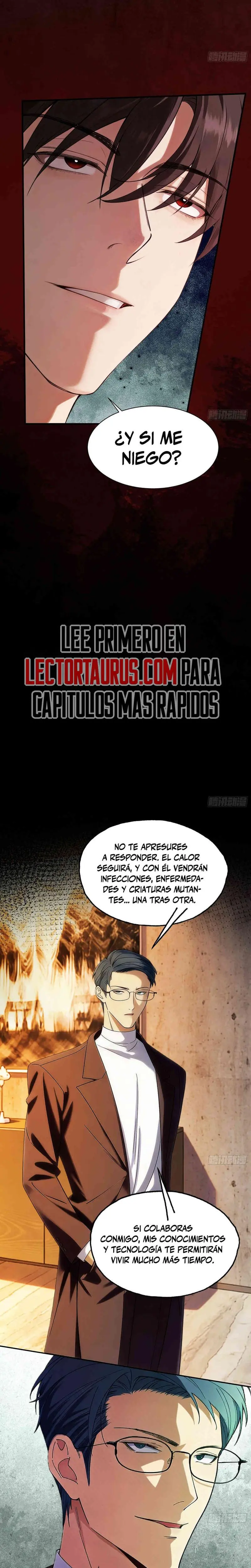 Apocalipsis de Calor Extremo: Me Convertí en Dios Gracias a Mi Refugio Capítulo 19 - Page 13