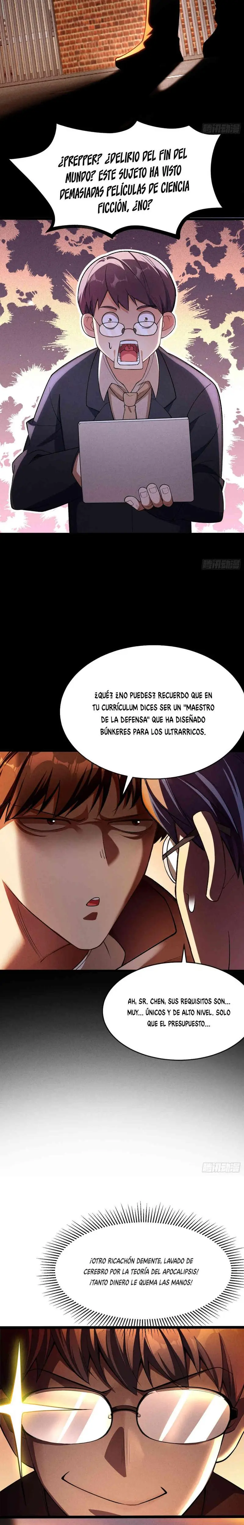 Apocalipsis de Calor Extremo: Me Convertí en Dios Gracias a Mi Refugio Capítulo 2 - Page 12