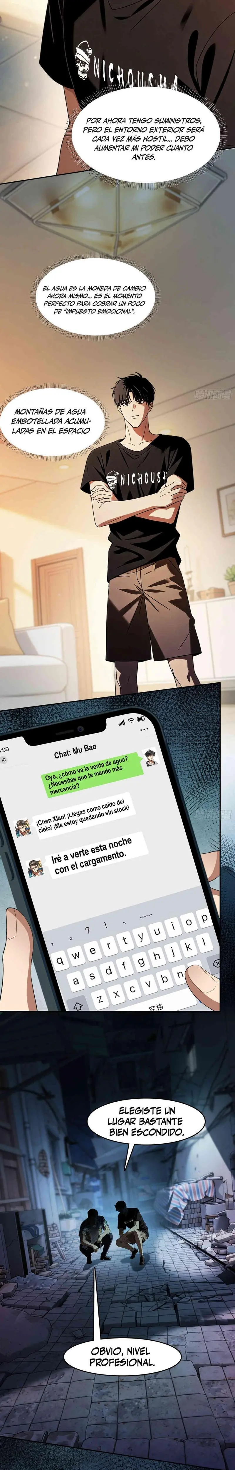 Apocalipsis de Calor Extremo: Me Convertí en Dios Gracias a Mi Refugio Capítulo 24 - Page 8