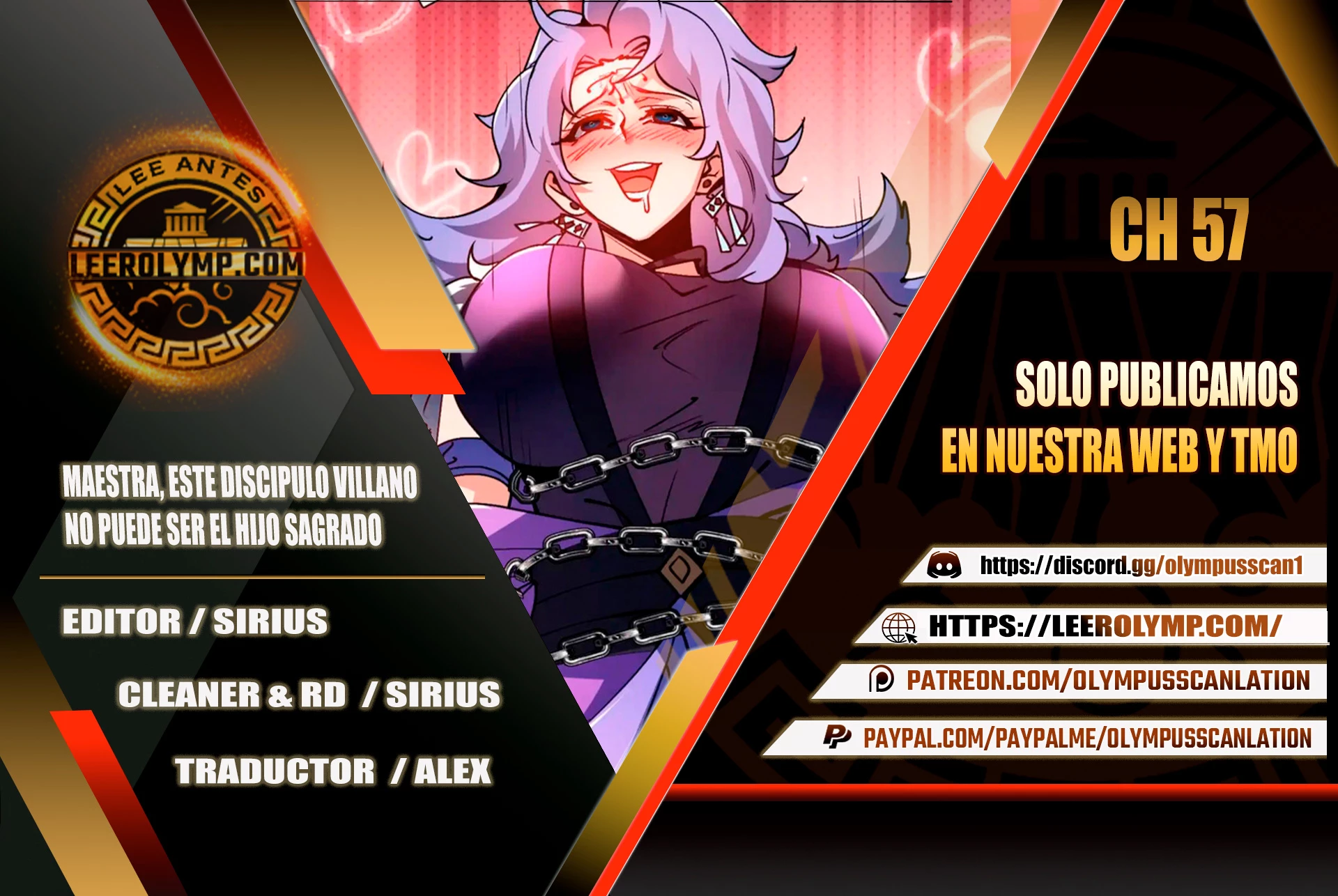 Maestra, este Discípulo Villano no puede ser el Hijo Sagrado Capítulo 57 - Page 1