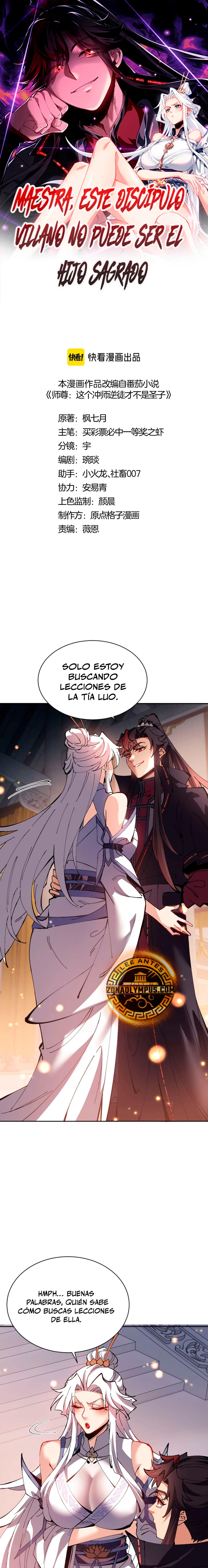 Maestra, este Discípulo Villano no puede ser el Hijo Sagrado Capítulo 91 - Page 2