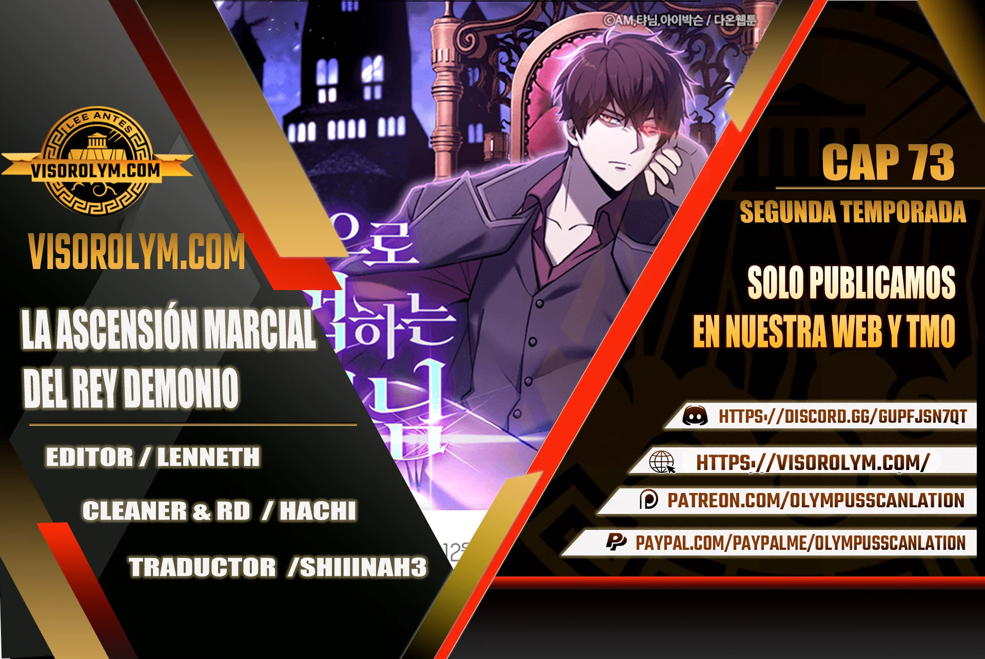 La Ascensión Marcial del Dios Demonio Capítulo 73 - Page 1