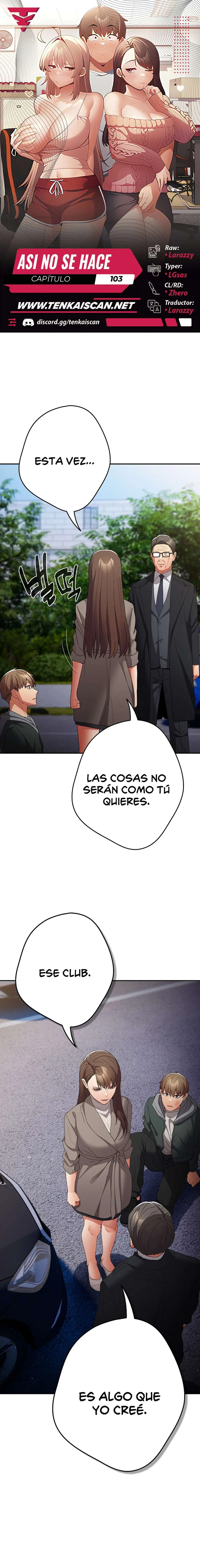 Asi no se Hace Capítulo 103 - Page 1