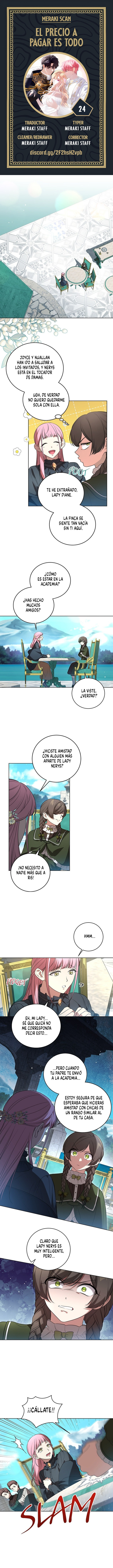 El precio a pagar es todo Capítulo 24 - Page 1