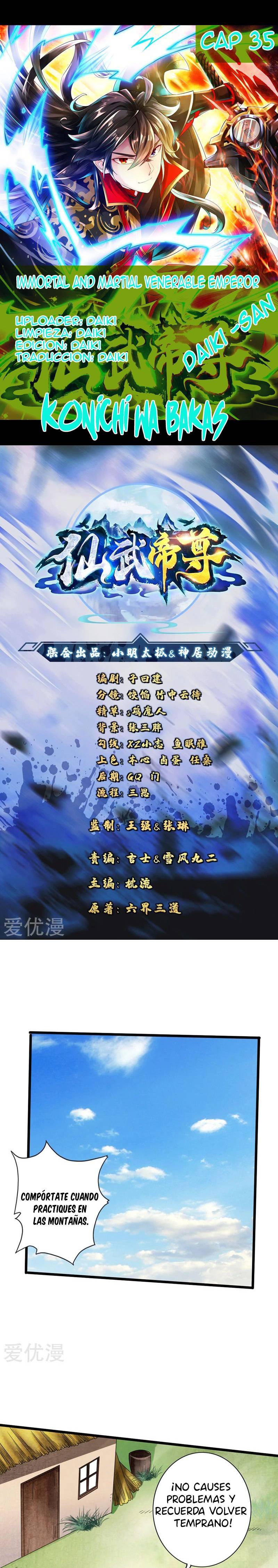 El Emperador Marcial Contra los Cielos Capítulo 35 - Page 1