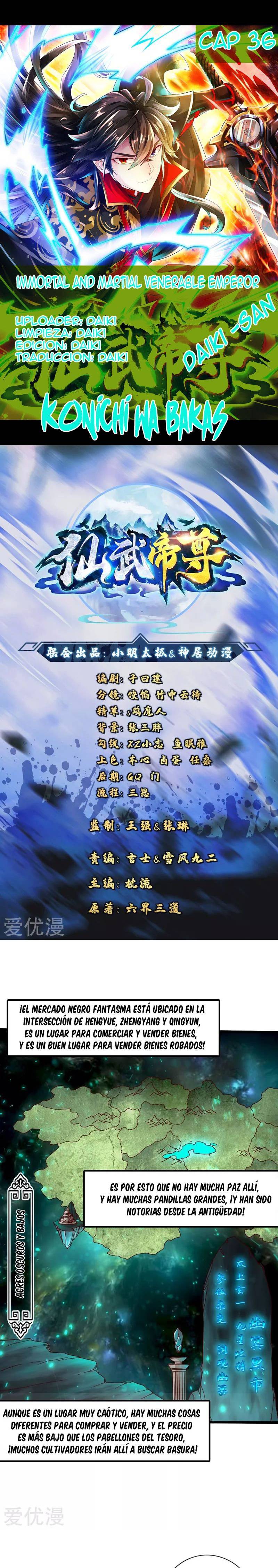 El Emperador Marcial Contra los Cielos Capítulo 36 - Page 1