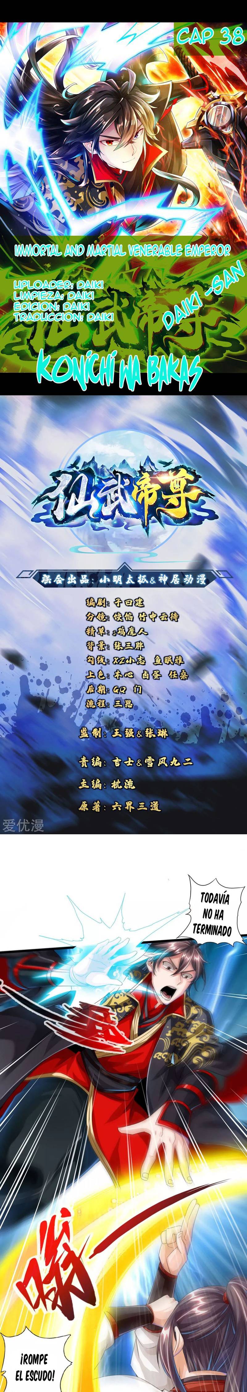 El Emperador Marcial Contra los Cielos Capítulo 38 - Page 1