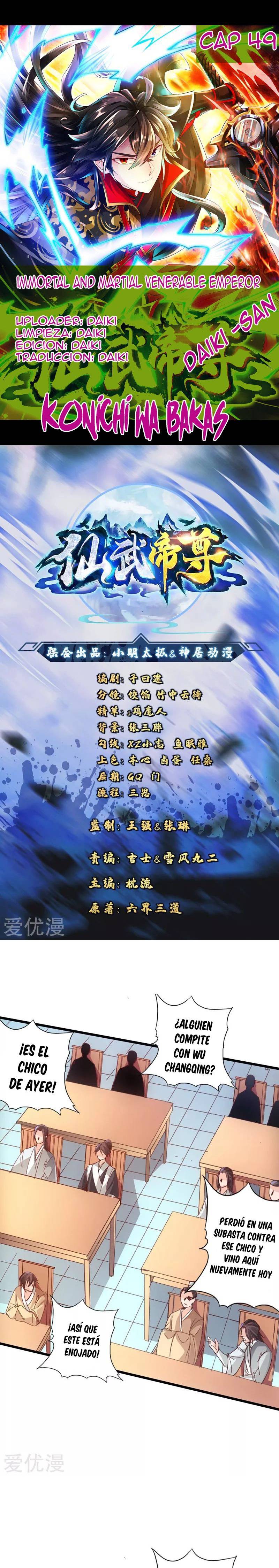 El Emperador Marcial Contra los Cielos Capítulo 49 - Page 1