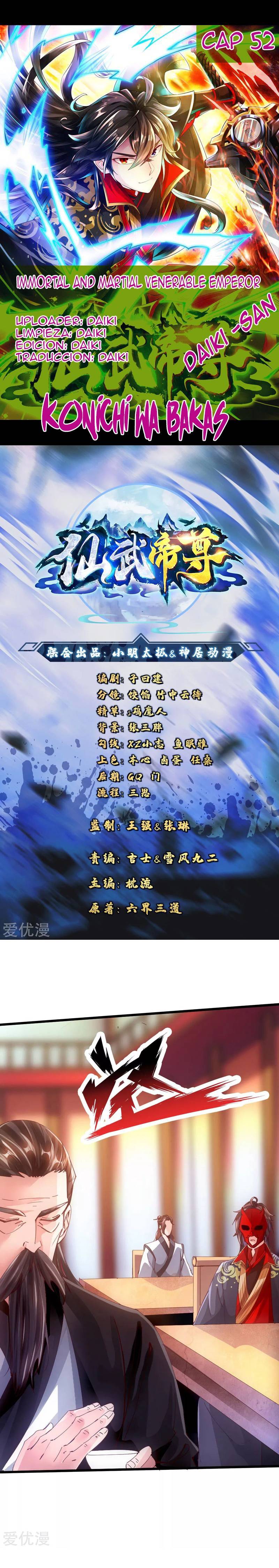 El Emperador Marcial Contra los Cielos Capítulo 52 - Page 1