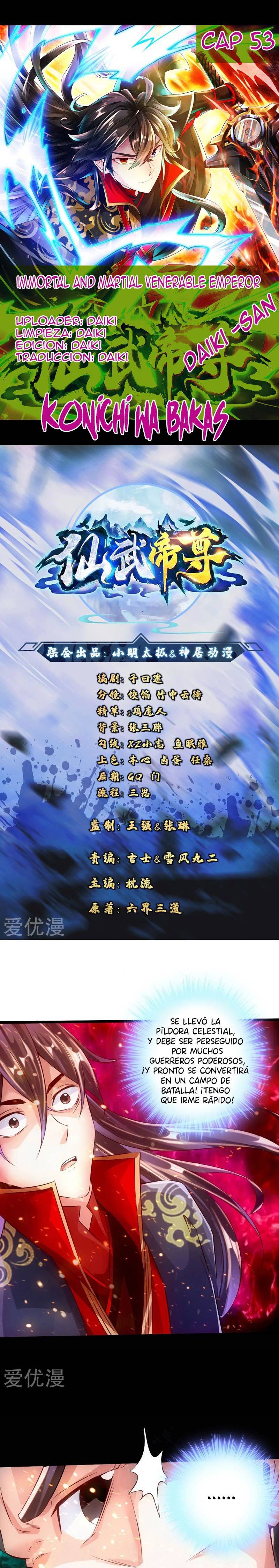 El Emperador Marcial Contra los Cielos Capítulo 53 - Page 1