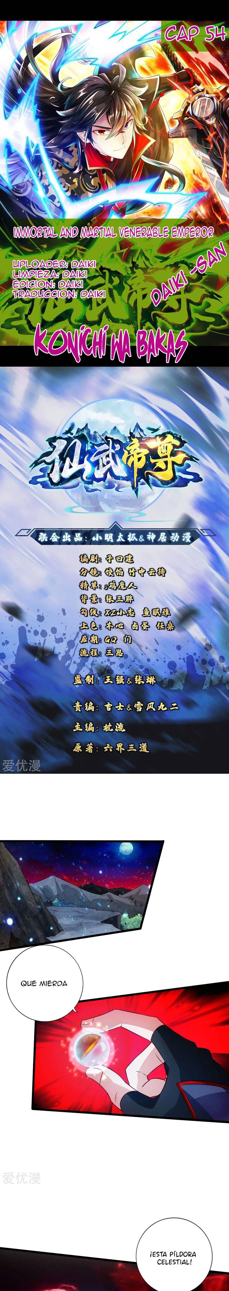 El Emperador Marcial Contra los Cielos Capítulo 54 - Page 1