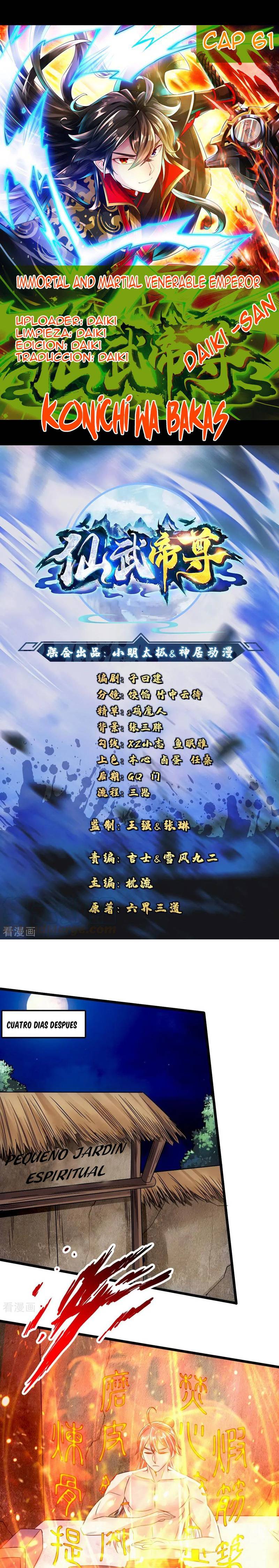 El Emperador Marcial Contra los Cielos Capítulo 61 - Page 1