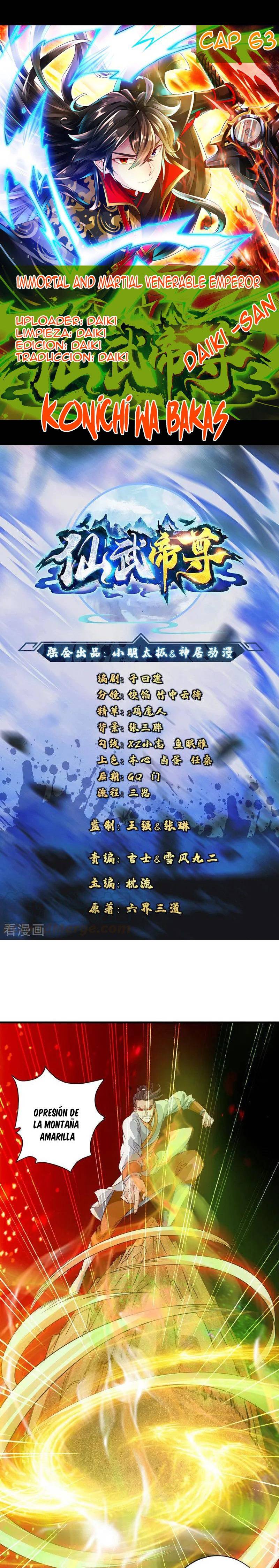 El Emperador Marcial Contra los Cielos Capítulo 63 - Page 1