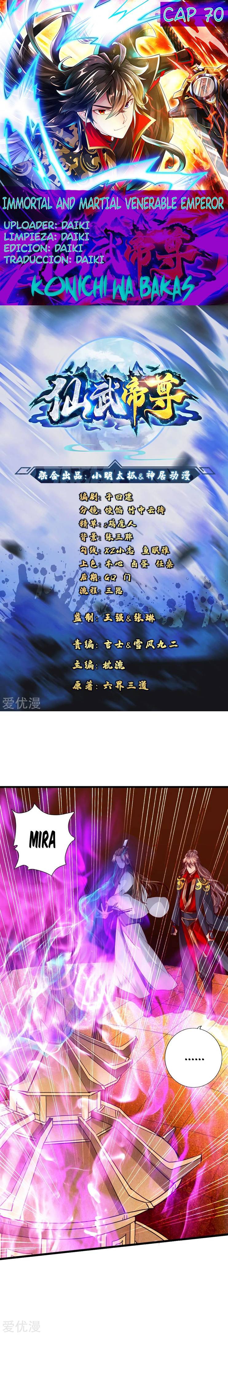 El Emperador Marcial Contra los Cielos Capítulo 70 - Page 1