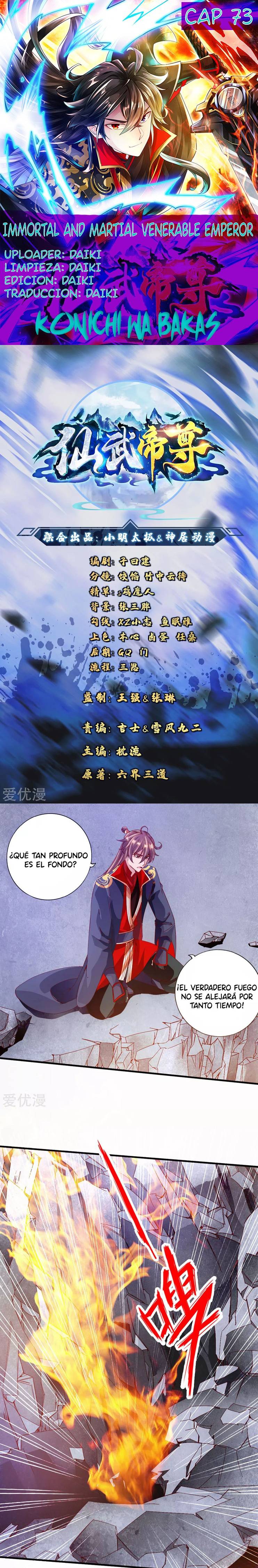 El Emperador Marcial Contra los Cielos Capítulo 73 - Page 1