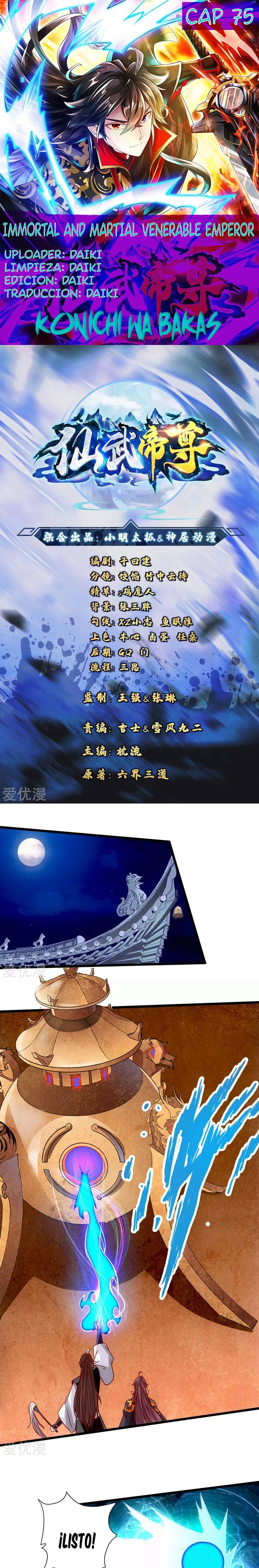El Emperador Marcial Contra los Cielos Capítulo 75 - Page 1