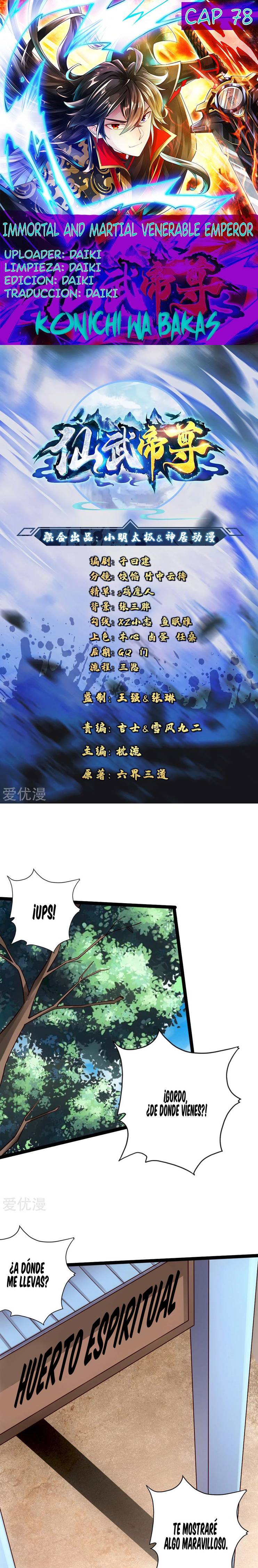 El Emperador Marcial Contra los Cielos Capítulo 78 - Page 1