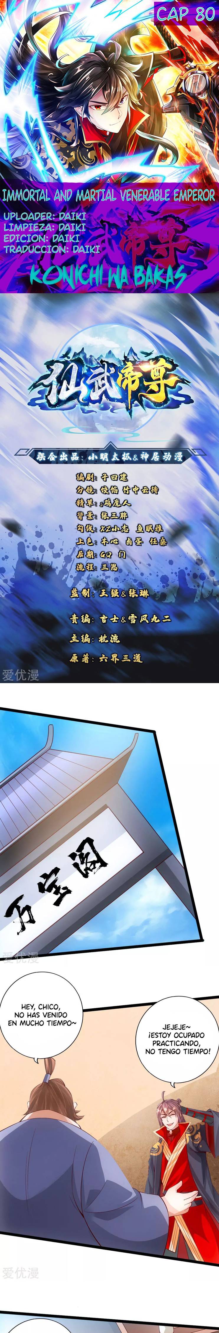 El Emperador Marcial Contra los Cielos Capítulo 80 - Page 1