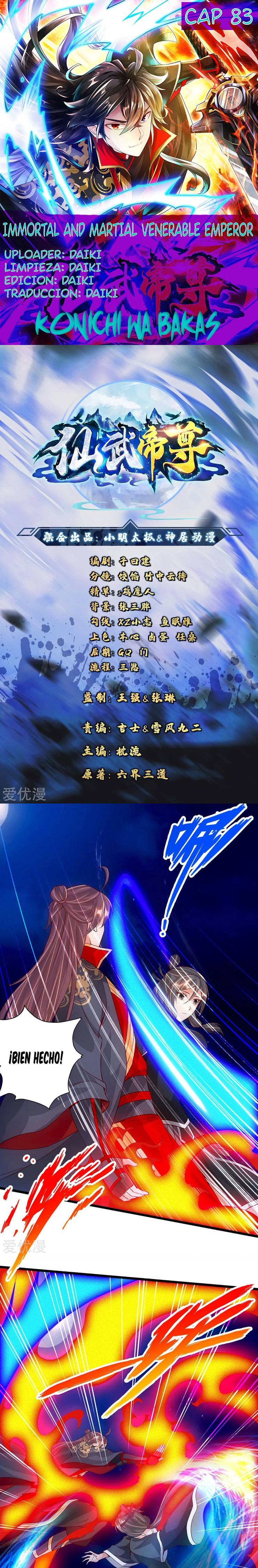 El Emperador Marcial Contra los Cielos Capítulo 83 - Page 1