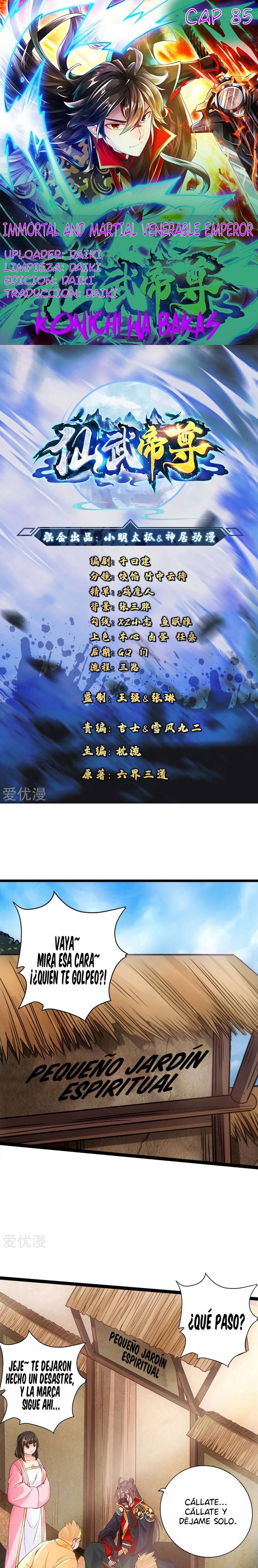 El Emperador Marcial Contra los Cielos Capítulo 85 - Page 1